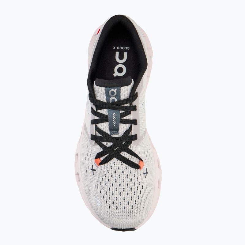 Dámska bežecká obuv On Cloud X 4 silver/flame 5