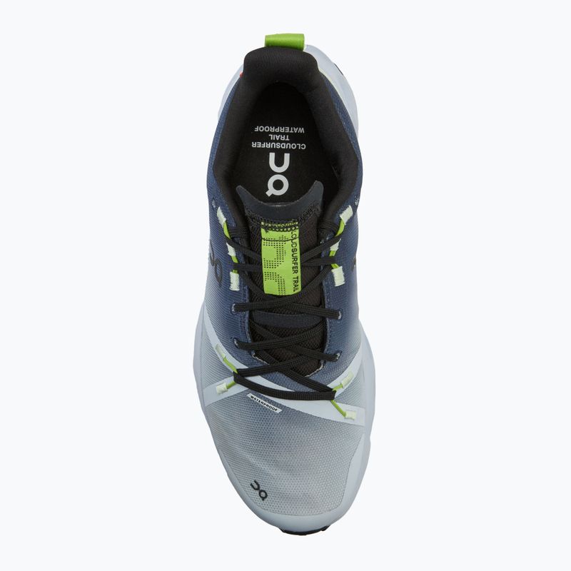 Pánska bežecká obuv On Cloudsurfer Trail Waterproof black/heather 5