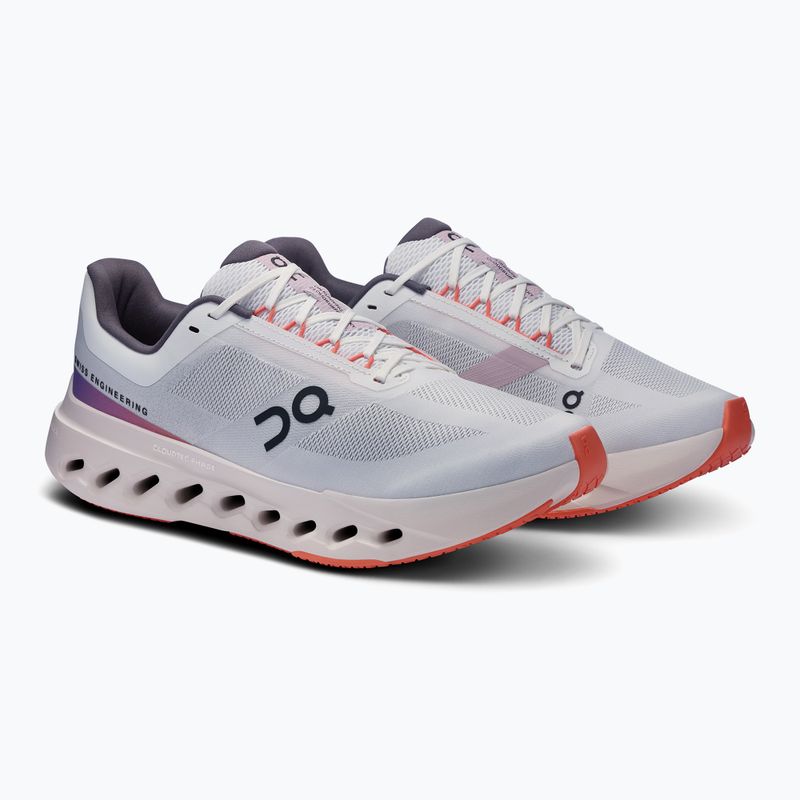 Pánska bežecká obuv On Cloudsurfer Next white/flame 8