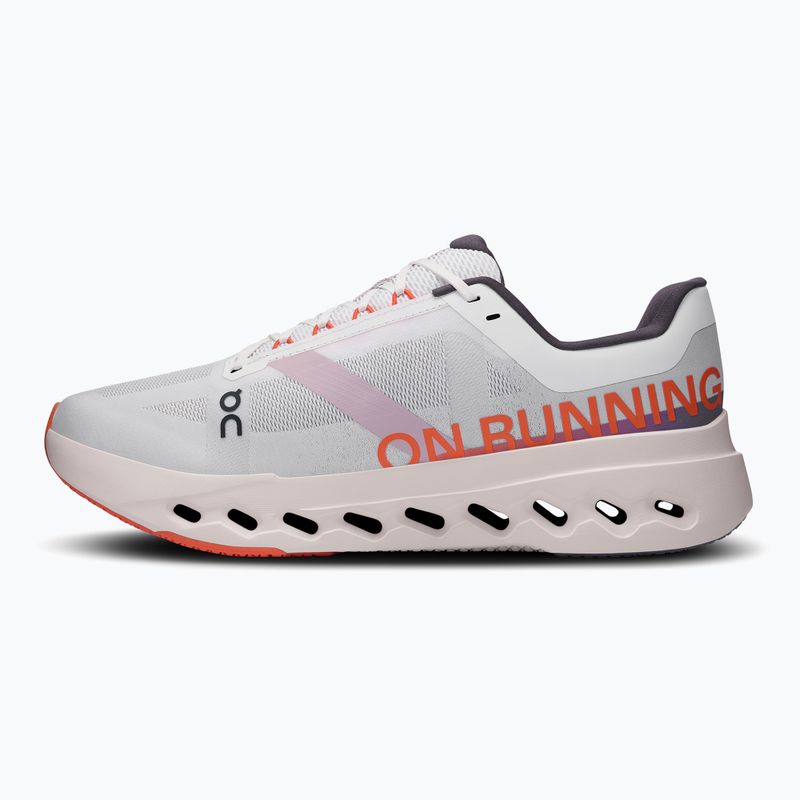 Pánska bežecká obuv On Cloudsurfer Next white/flame 10