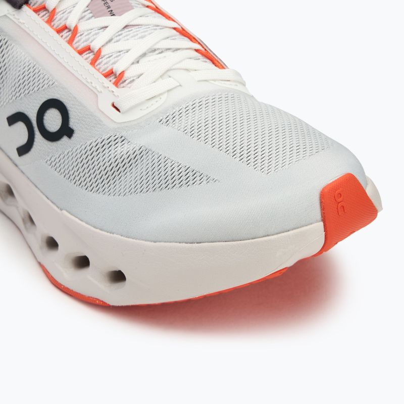 Pánska bežecká obuv On Cloudsurfer Next white/flame 7