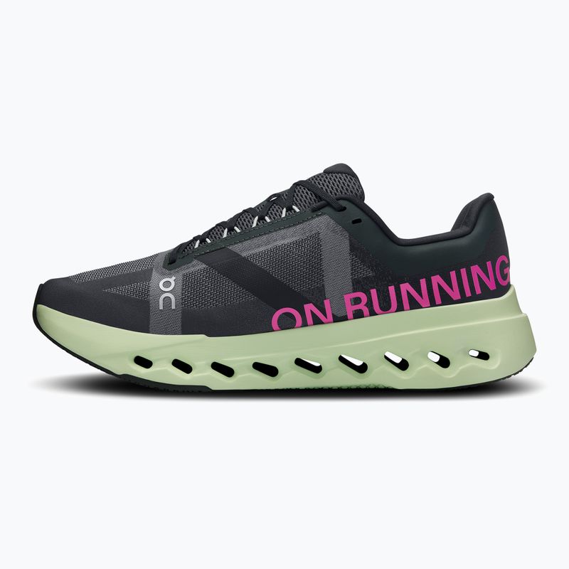 Pánska bežecká obuv On Cloudsurfer Next black/lima 10