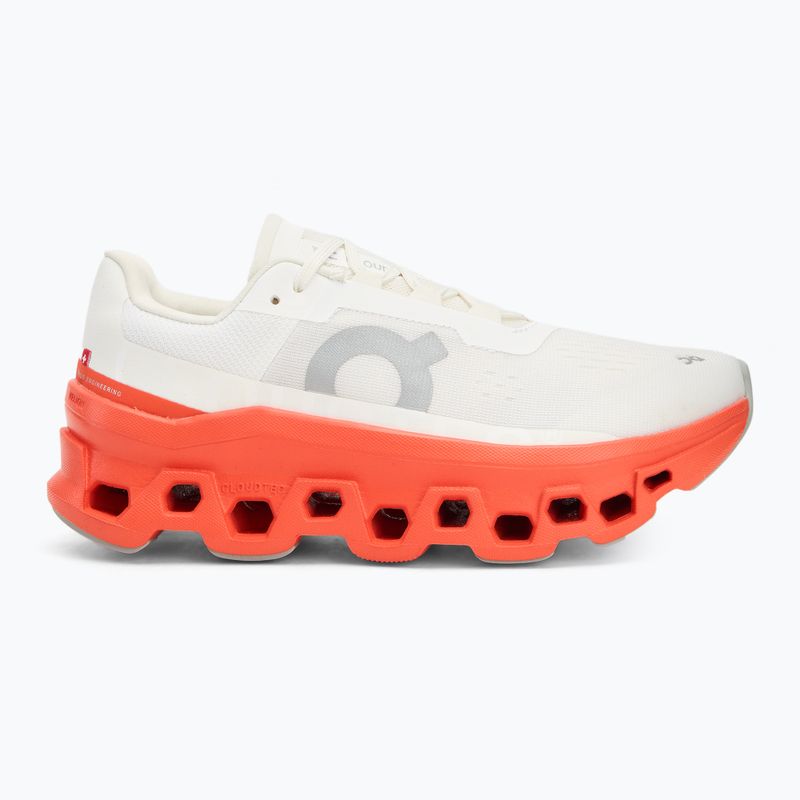 Dámske bežecké topánky On Cloudmonster white/flame 2