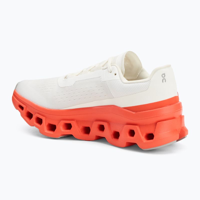 Dámske bežecké topánky On Cloudmonster white/flame 3