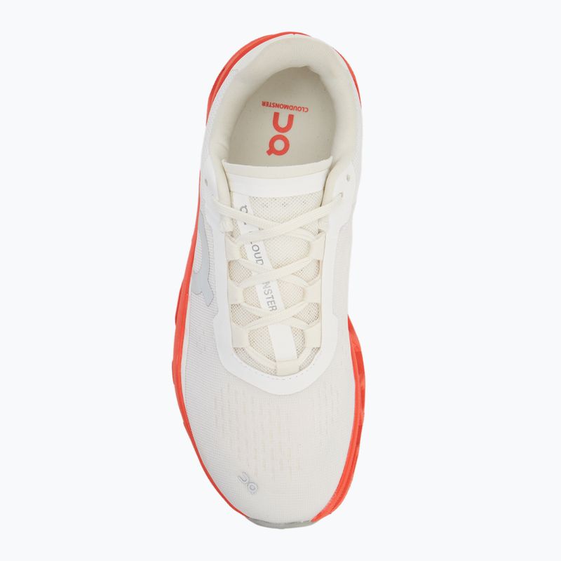 Dámske bežecké topánky On Cloudmonster white/flame 5
