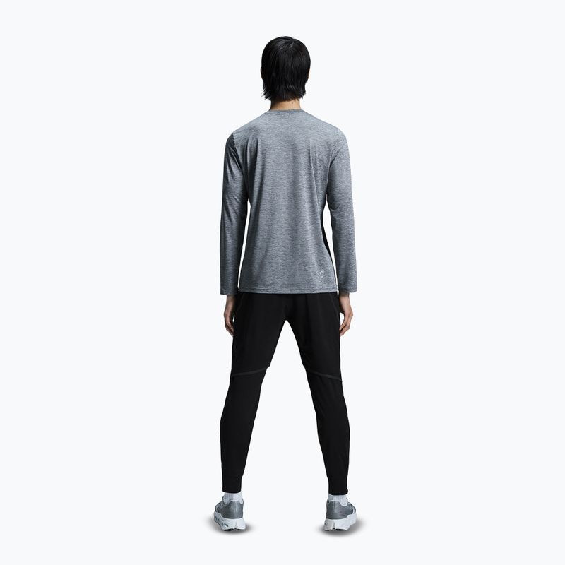 Pánske bežecké tričko longsleeve On Core Long-T heather gray 3