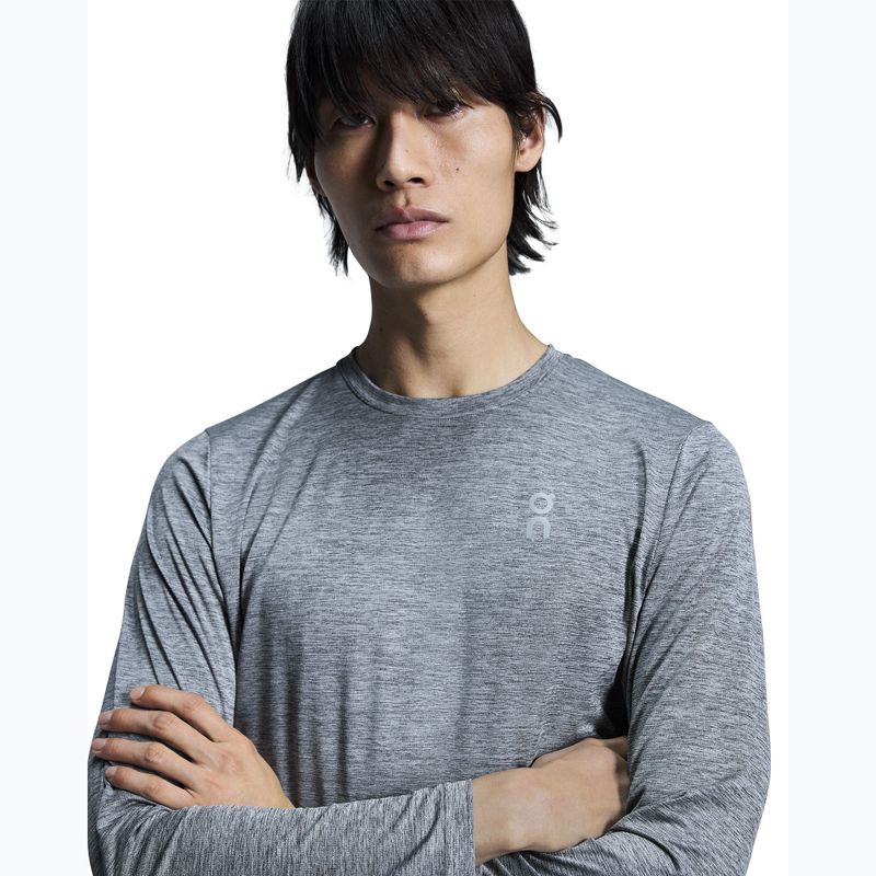 Pánske bežecké tričko longsleeve On Core Long-T heather gray 5