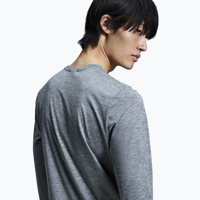 Pánske bežecké tričko longsleeve On Core Long-T heather gray 6