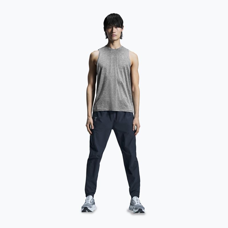 Pánske bežecké tielko On Core Tank heather grey 2