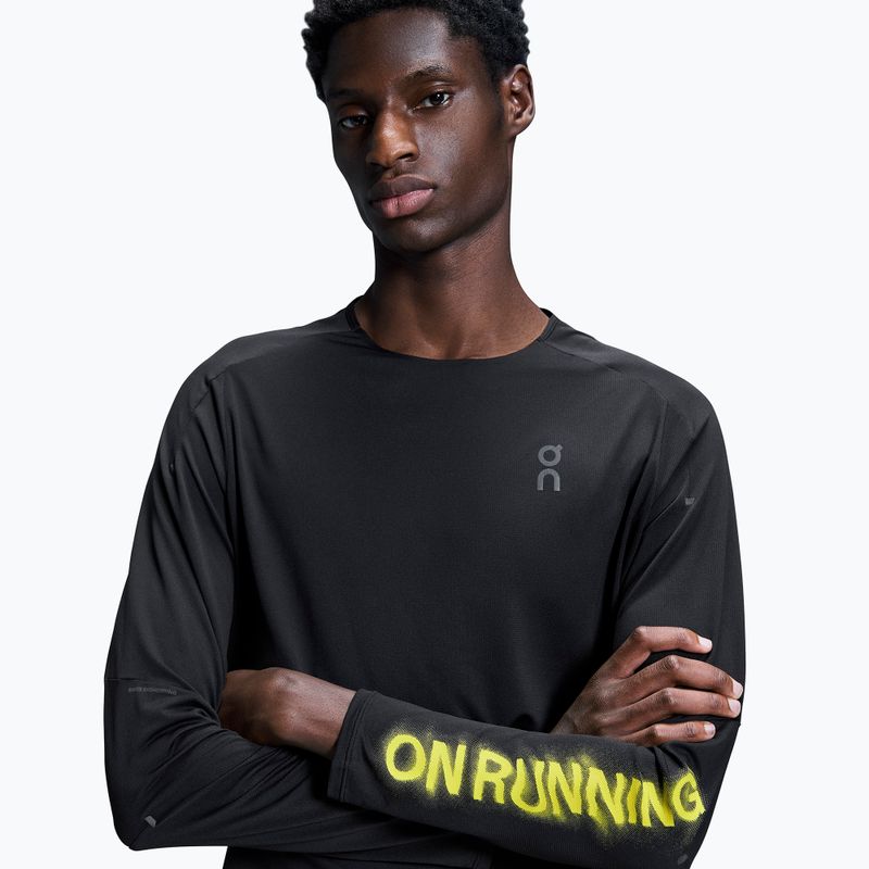 Pánske bežecké tričko s dlhým rukávom On Running Performance Long-T Lumos black 6