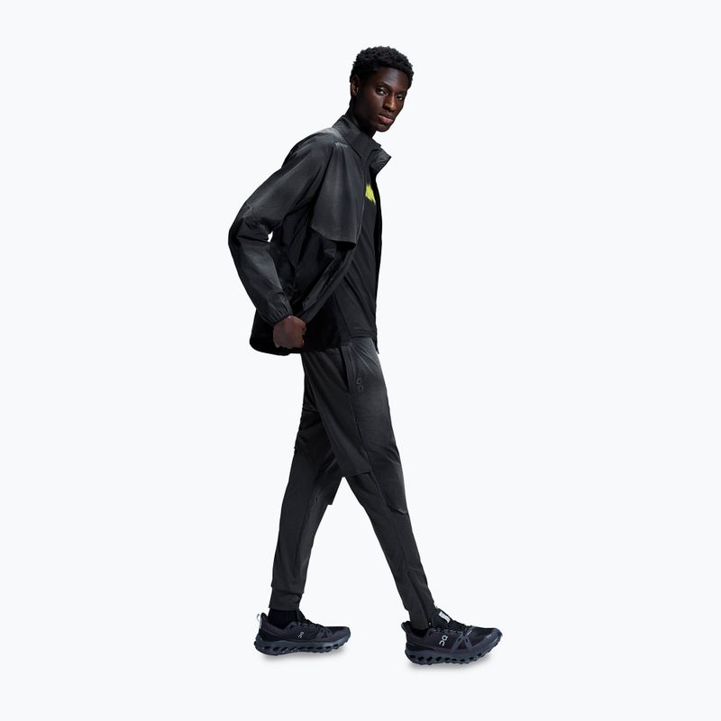 Pánske bežecké nohavice On Running Weather Pants Lumos black 5