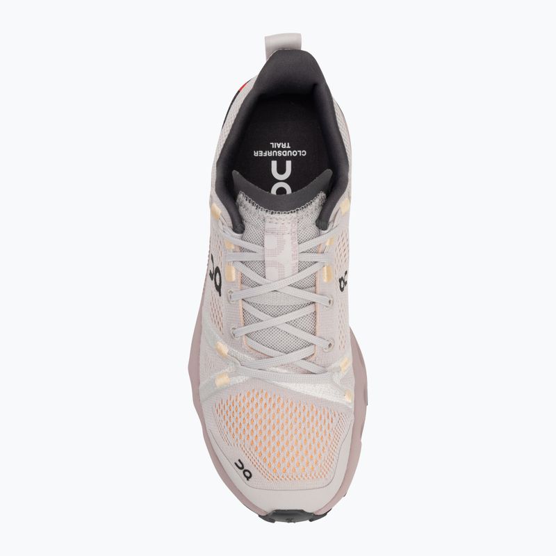 Dámske bežecké topánky On Running Cloudsurfer Trail silver/mauve 5