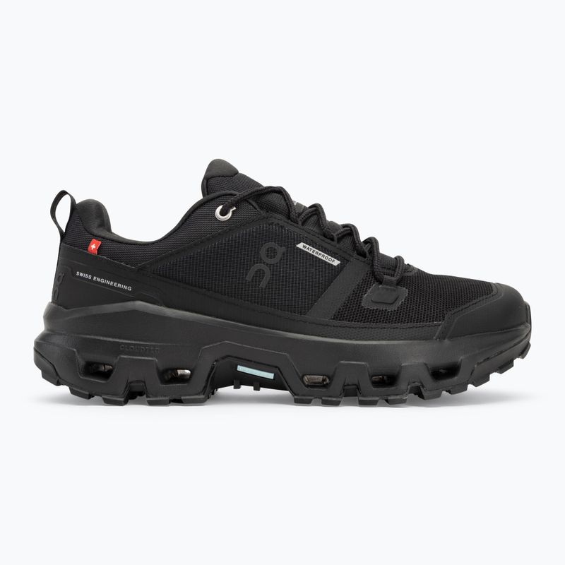 Pánske topánky On Running Cloudrock Low Waterproof black/black 2