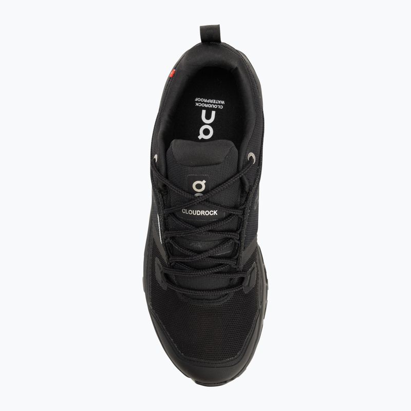 Pánske topánky On Running Cloudrock Low Waterproof black/black 5