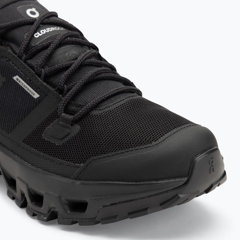 Pánske topánky On Cloudrock Low Waterproof black/black 7