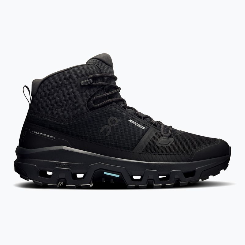 Pánske topánky On Running Cloudrock Mid Waterproof black/black