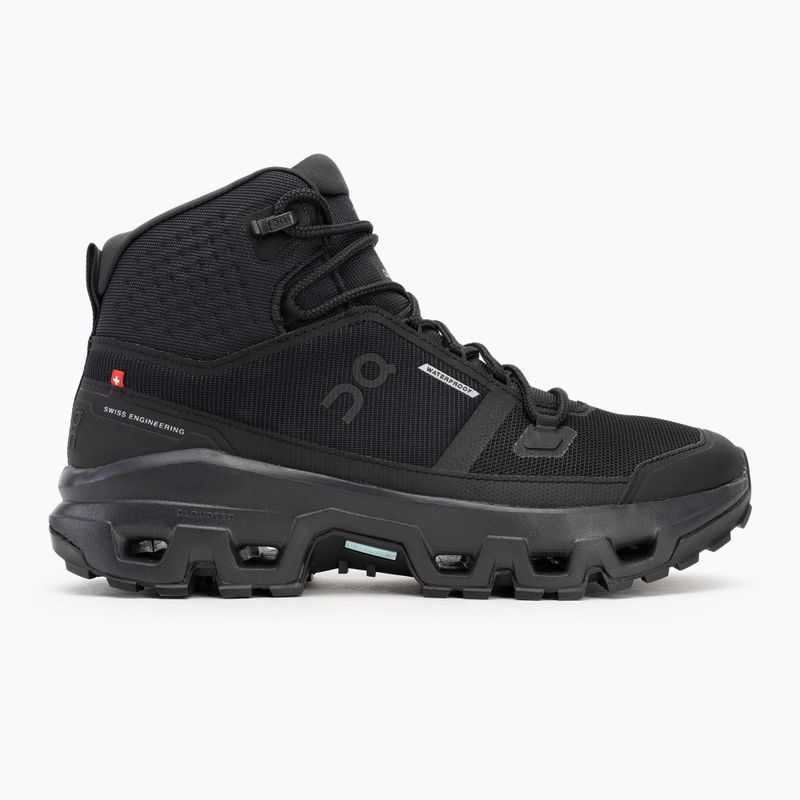 Pánske topánky On Running Cloudrock Mid Waterproof black/black 2