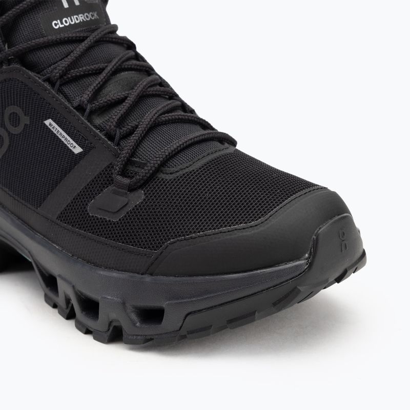 Pánske topánky On Running Cloudrock Mid Waterproof black/black 7