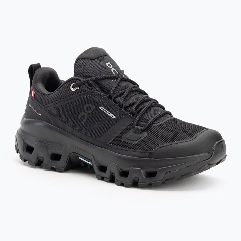 Dámske topánky On Running Cloudrock Low Waterproof black/black