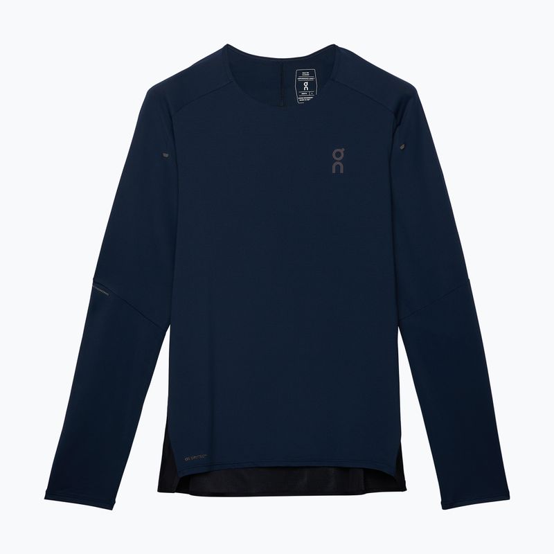 Pánske bežecké tričko longsleeve On Performance Long-T navy/black 8