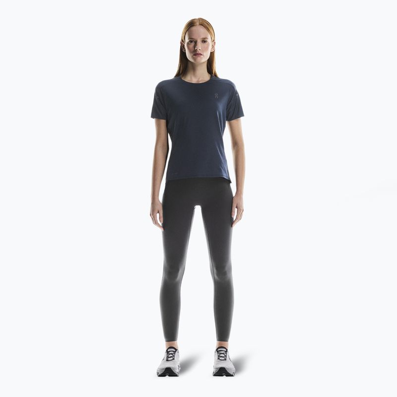 Dámske bežecké tričko On Performance-T navy/black 2