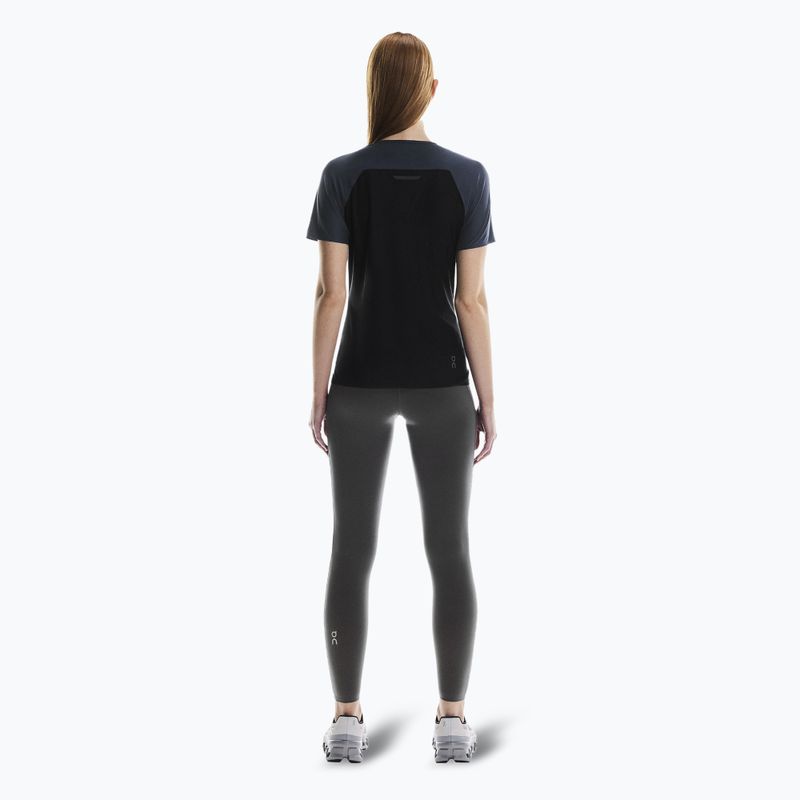 Dámske bežecké tričko On Performance-T navy/black 3