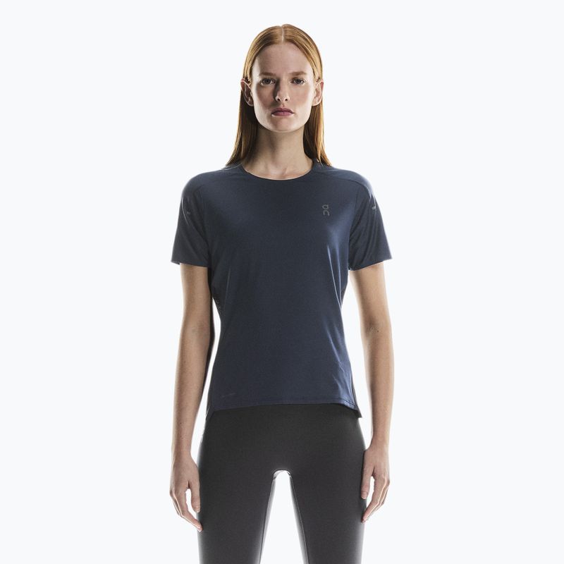 Dámske bežecké tričko On Performance-T navy/black 4