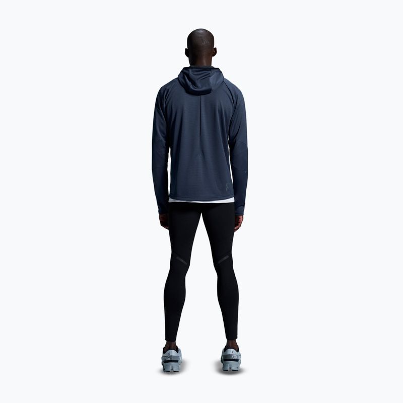 Pánska bežecká mikina On Running Climate Zip Hoodie midnight 3