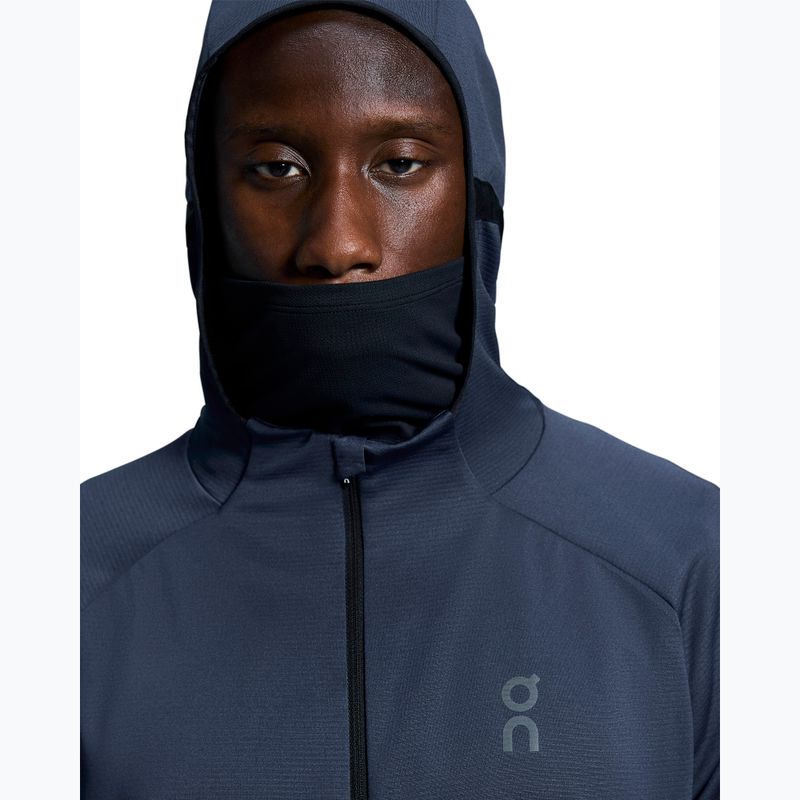 Pánska bežecká mikina On Running Climate Zip Hoodie midnight 5