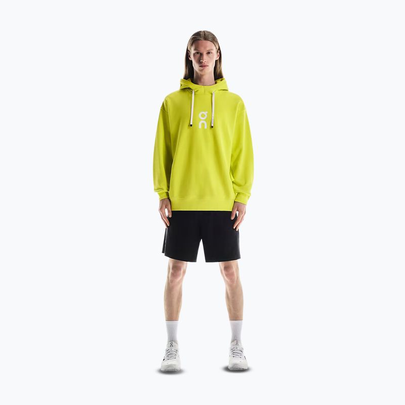 Pánska mikina On Running Club Hoodie lime 2