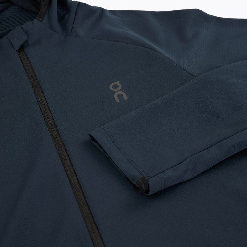 Dámska bežecká mikina On Climate Zip Hoodie navy 5