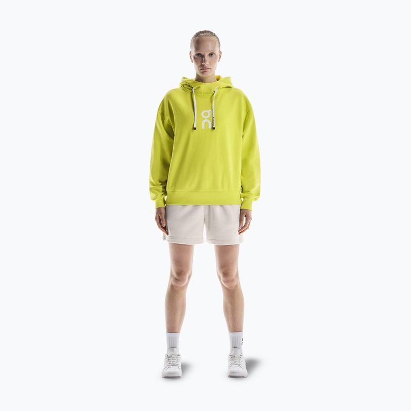 Dámska mikina On Running Club Hoodie lime 2