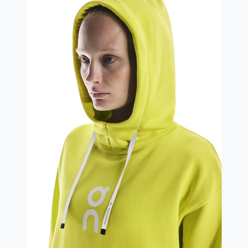 Dámska mikina On Running Club Hoodie lime 6