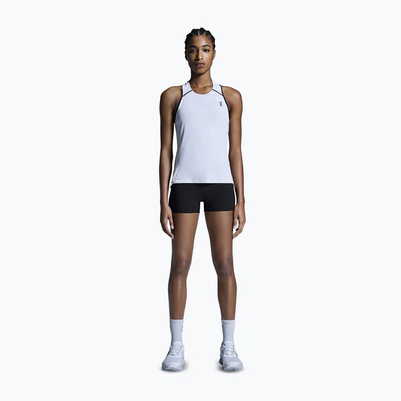 Dámske bežecké tričko On Performance Tank white/silver 2