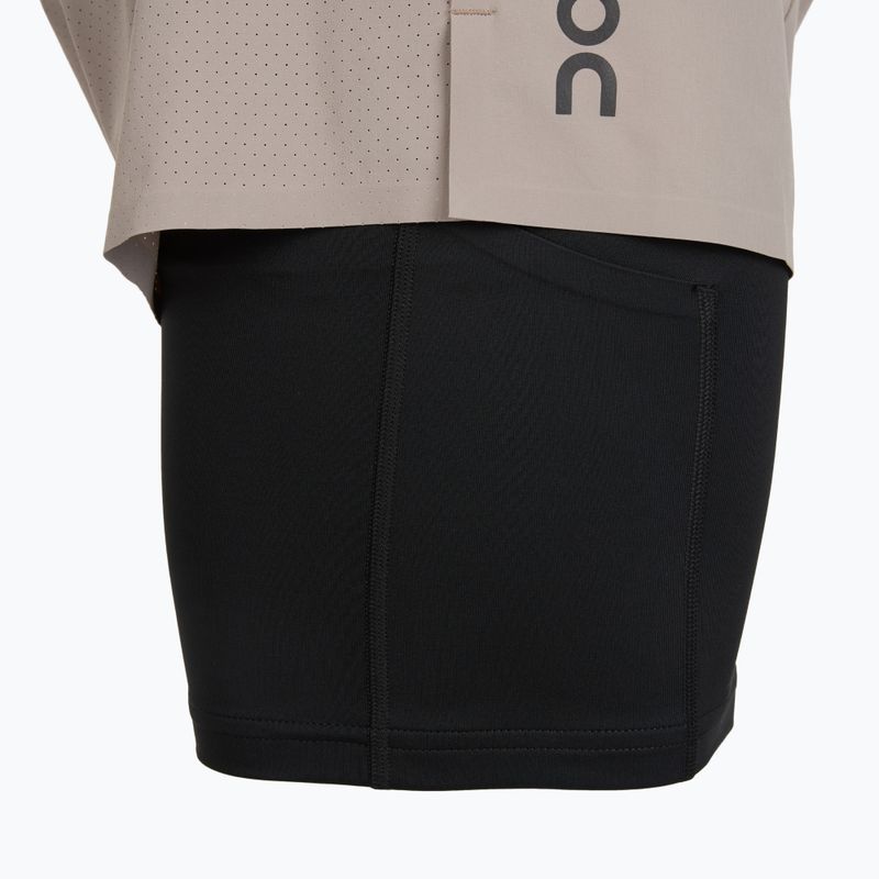 Pánske bežecké šortky On 5" Performance 2/1 cinder/black 5