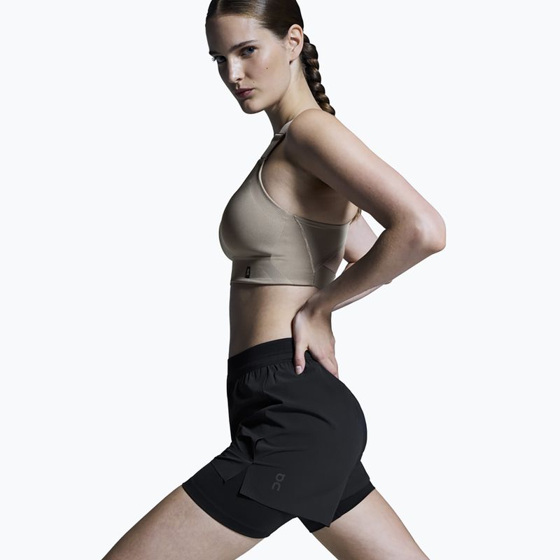 Dámske bežecké šortky On 3" Performance 2/1 black 5