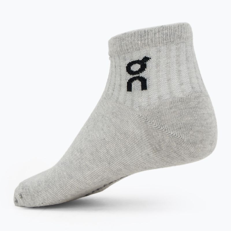 Ponožky On Running Logo Sock Mid 3 pary black 2