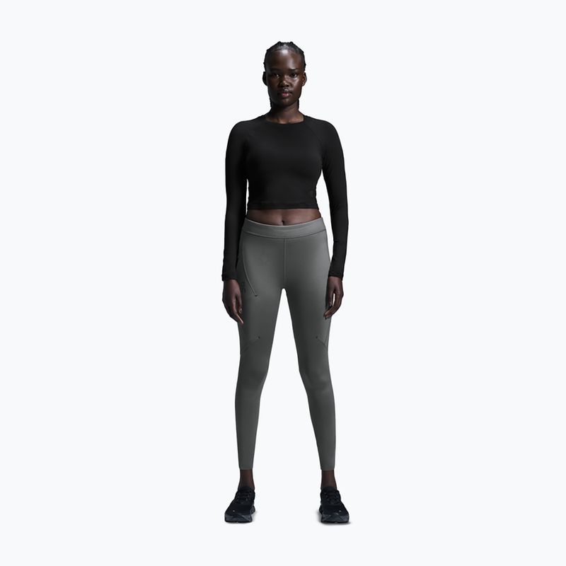 Dámske tréningové tričko longsleeve On Running Studio Long-T Crop black 2
