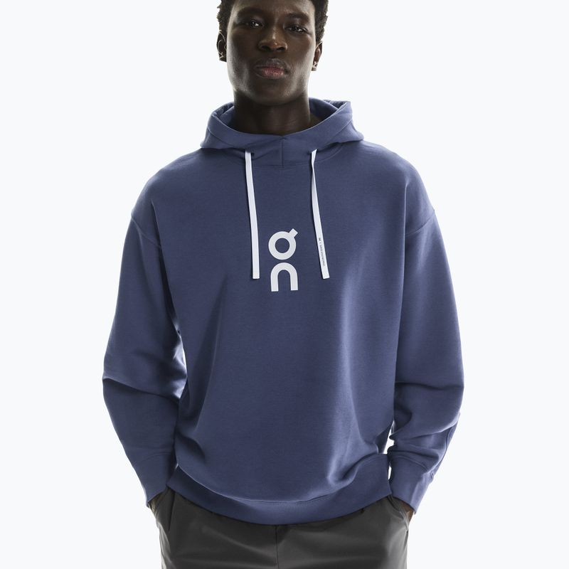 Pánska mikina On Running Club Hoodie acai 4