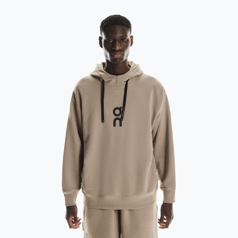Pánska mikina On Running Club Hoodie desert 4