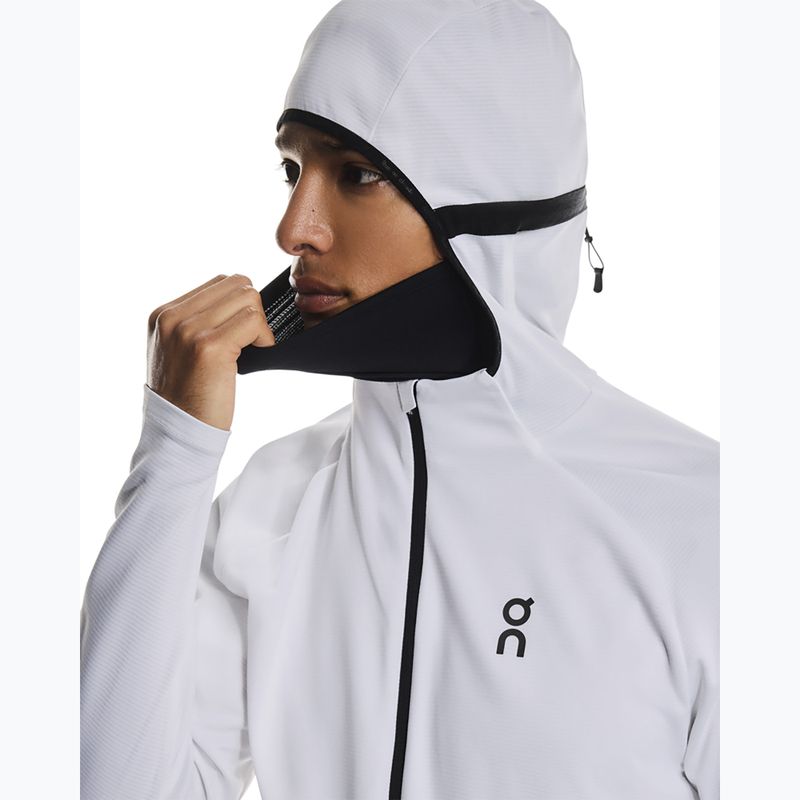 Pánska bežecká mikina On Climate Zip Hoodie white 4