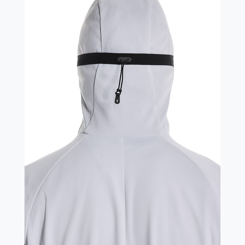 Pánska bežecká mikina On Climate Zip Hoodie white 5