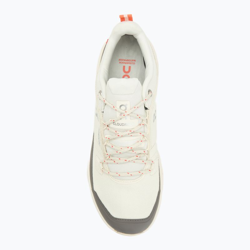 Pánske turistické topánky On Cloudrock Low Waterproof ivory/ivory 5