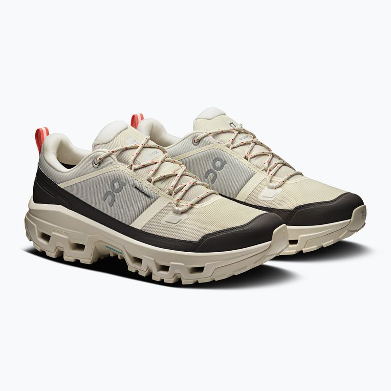 Pánske turistické topánky On Cloudrock Low Waterproof ivory/ivory 10