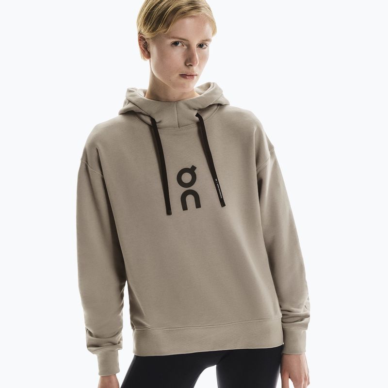 Dámska mikina On Running Club Hoodie desert 4