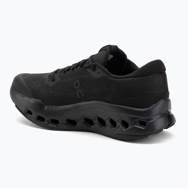 Pánske bežecké topánky On Cloudsurfer Trail 2 Waterproof black/black 3