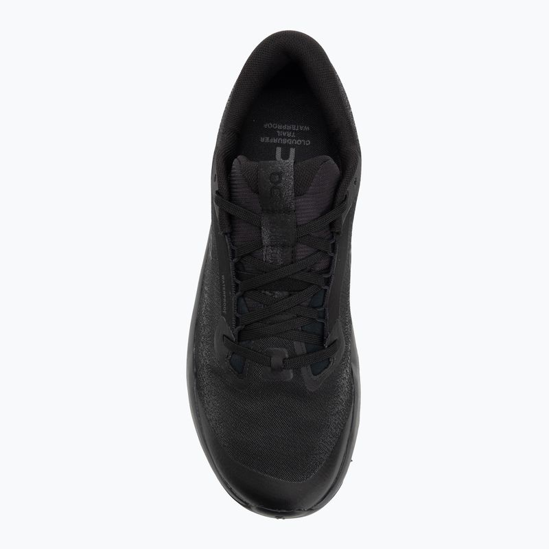 Pánske bežecké topánky On Cloudsurfer Trail 2 Waterproof black/black 5