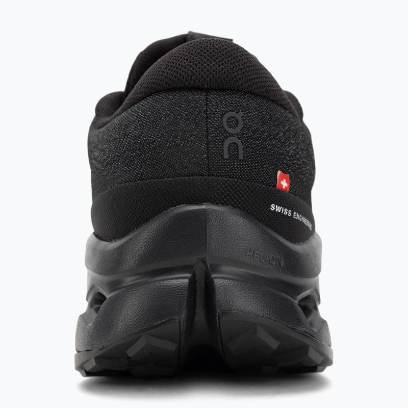 Pánske bežecké topánky On Cloudsurfer Trail 2 Waterproof black/black 6