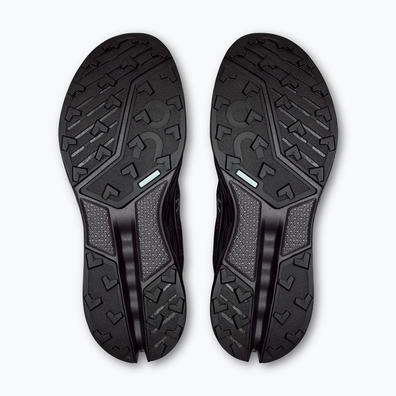 Pánske bežecké topánky On Cloudsurfer Trail 2 Waterproof black/black 12