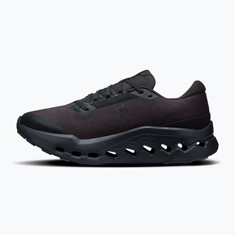 Dámske bežecké topánky On Cloudsurfer Trail 2 Waterproof black/black 2